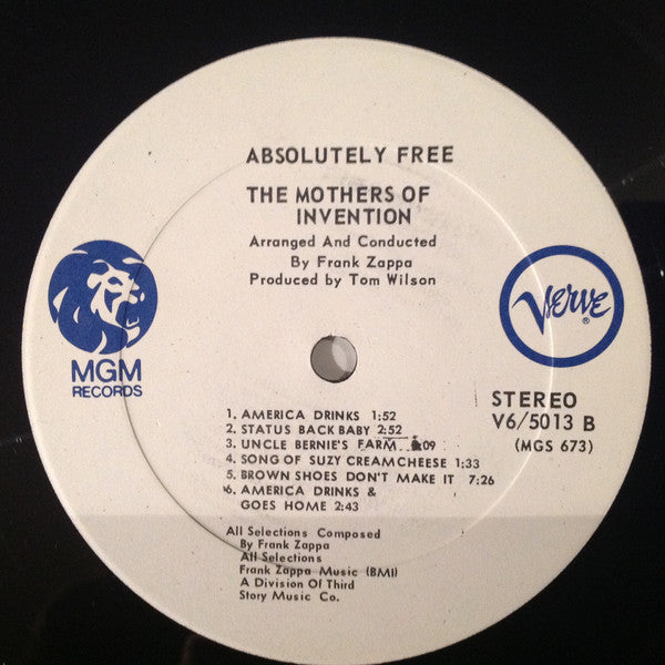 The Mothers - Absolutely Free