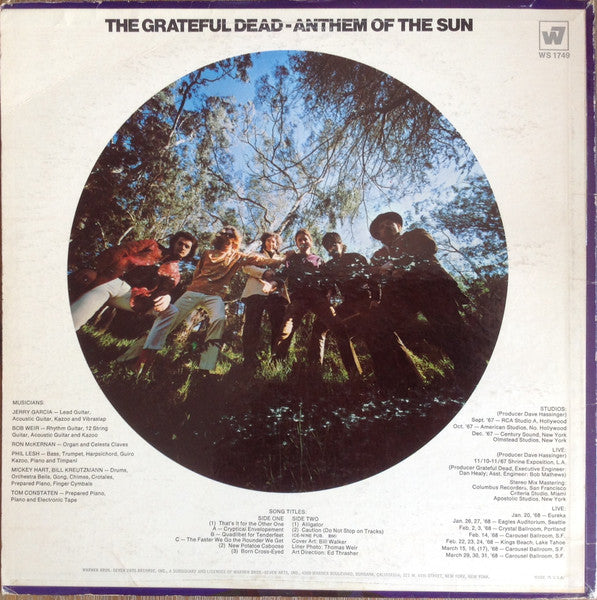 Anthem Of The Sun - secondary