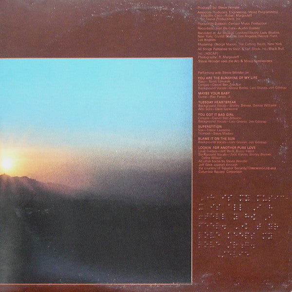 Stevie Wonder - Talking Book