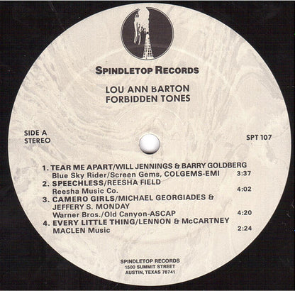 Lou Ann Barton - Forbidden Tones