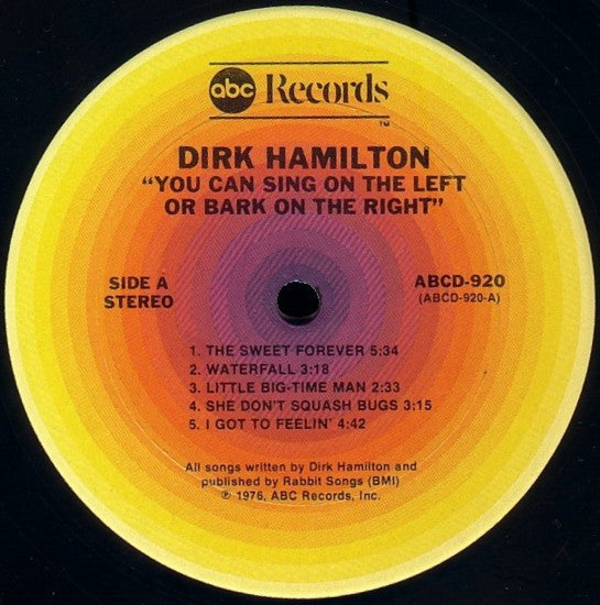 You Can Sing On The Left Or Bark On The Right - secondary