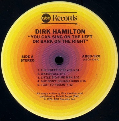 You Can Sing On The Left Or Bark On The Right - secondary