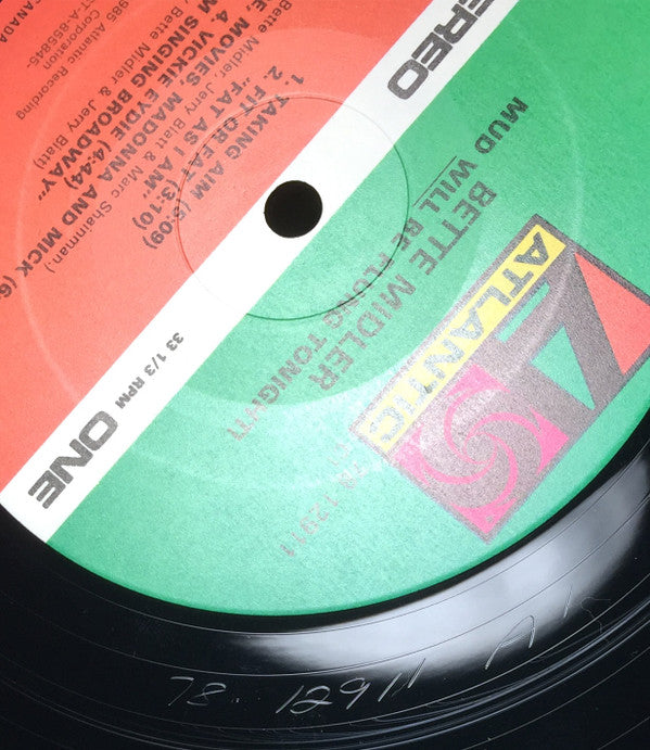 Bette Midler - Mud Will Be Flung Tonight!