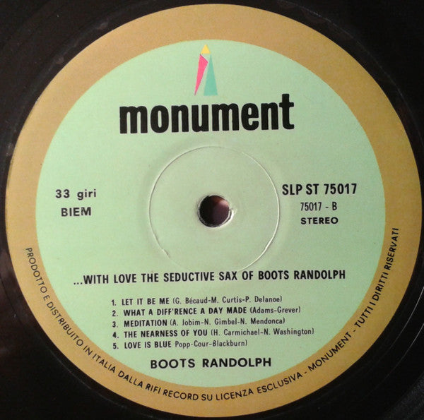 ... With Love (The Seductive Sax Of Boots Randolph) - secondary