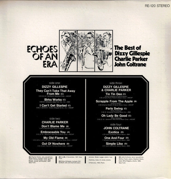 The Best Of Dizzy Gillespie - Charlie Parker - John Coltrane - secondary