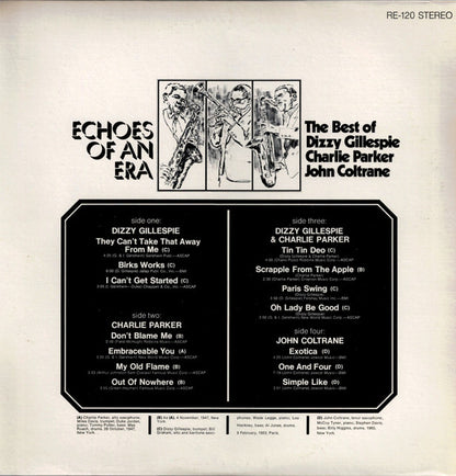 The Best Of Dizzy Gillespie - Charlie Parker - John Coltrane - secondary