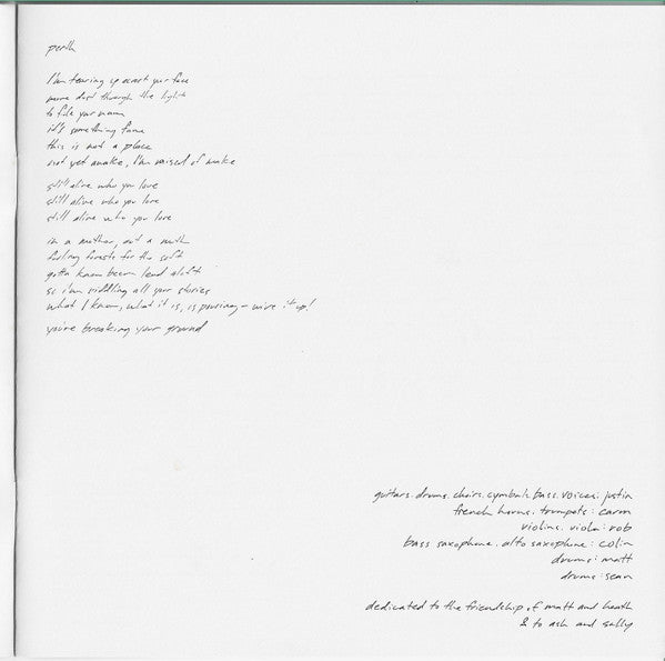 Bon Iver, Bon Iver - secondary