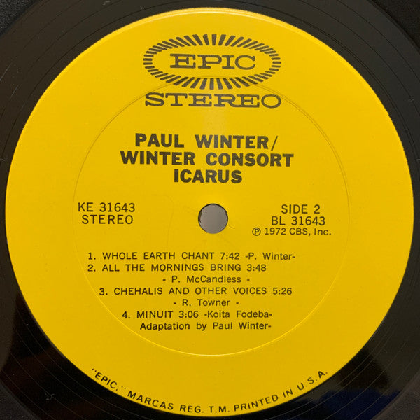 Paul Winter, The Winter Consort - Icarus