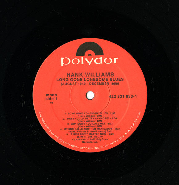 Long Gone Lonesome Blues : August 1949 - December 1950 - secondary