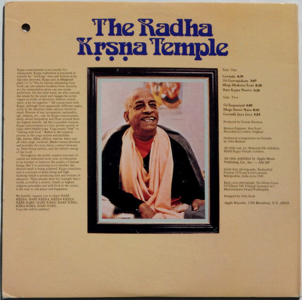 The Radha Krsna Temple - secondary