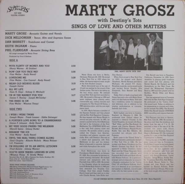 Sings Of Love And Other Matters - secondary