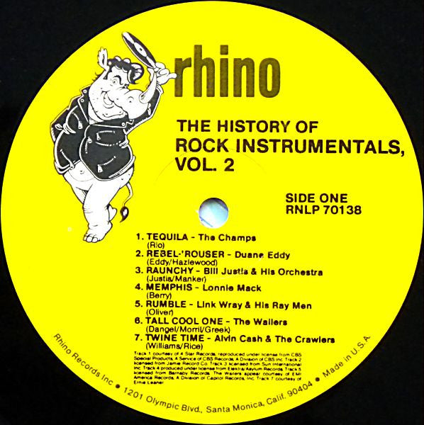 The History Of Rock Instrumentals, Volume 2 - secondary