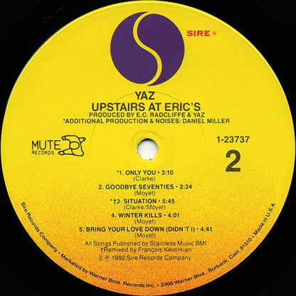 Upstairs At Eric's - secondary