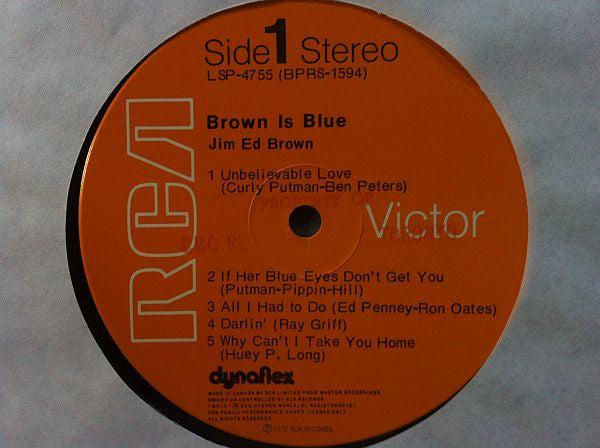 Jim Ed Brown - Brown Is Blue