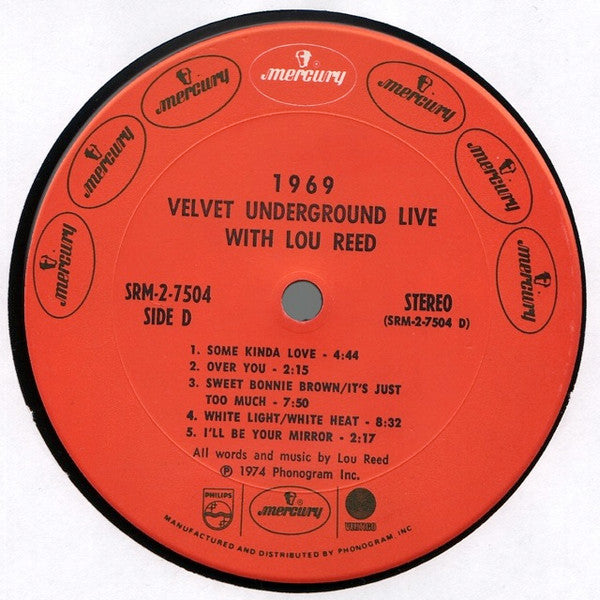 1969 Velvet Underground Live With Lou Reed - secondary