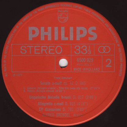 Franz Schubert, Alfred Brendel - Sonata in A Minor, D. 845, 11 Ecossaises, D. 781, etc.