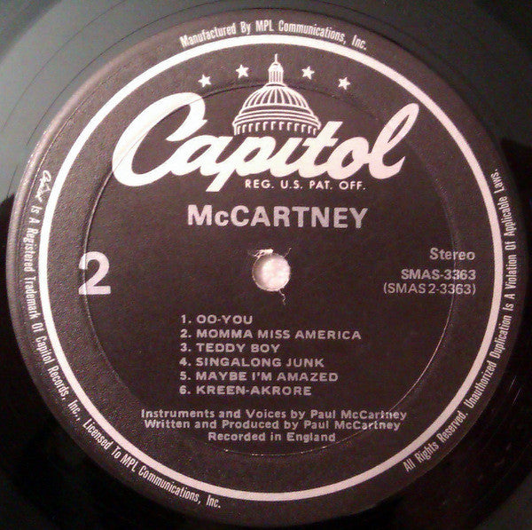 McCartney - secondary