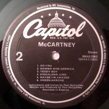 McCartney - secondary