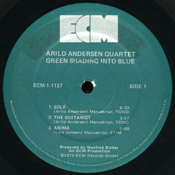 Arild Andersen Quartet - Green Shading Into Blue