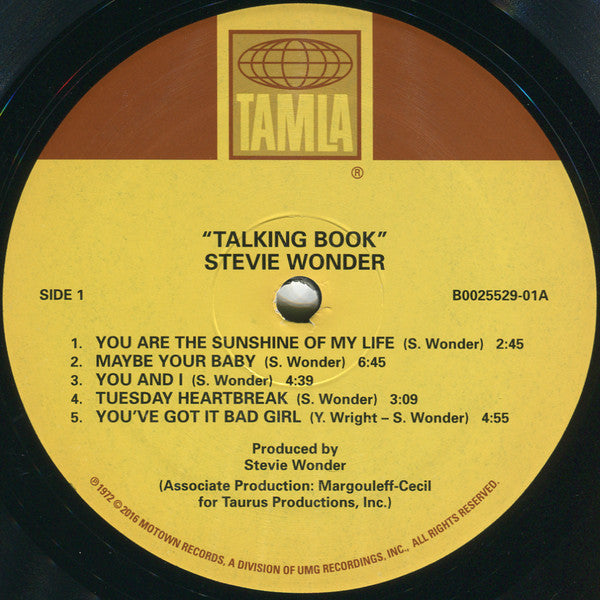 Talking Book - secondary