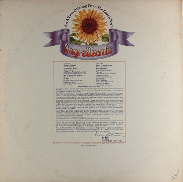 The Beach Boys - Sunflower