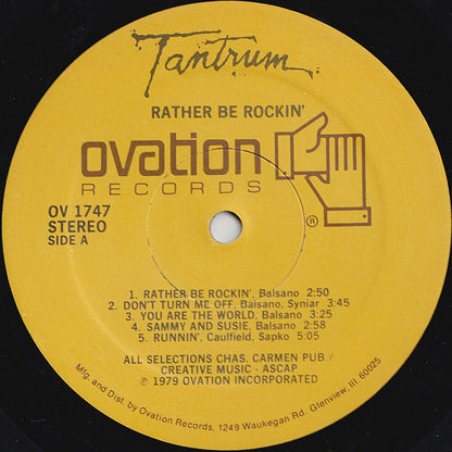 Rather Be Rockin' - secondary