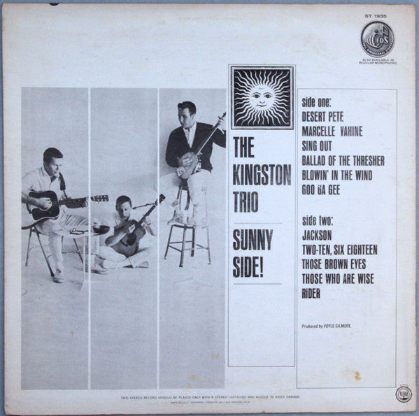Kingston Trio - Sunny Side!