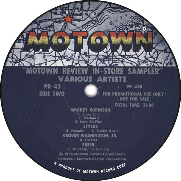 Various - Motown Review In-Store Sampler