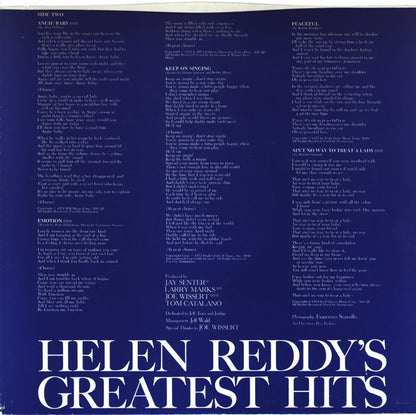Helen Reddy's Greatest Hits - secondary