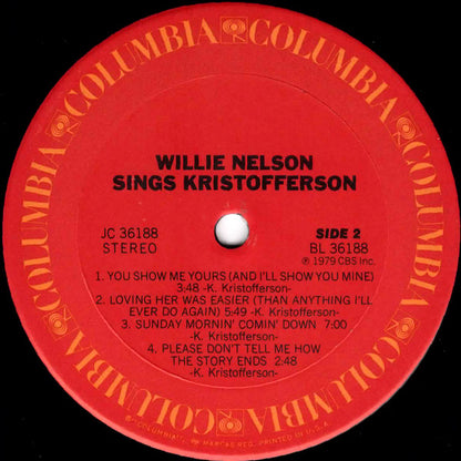 Willie Nelson Sings Kristofferson - secondary