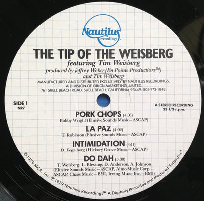 Tim Weisberg - The Tip Of The Weisberg