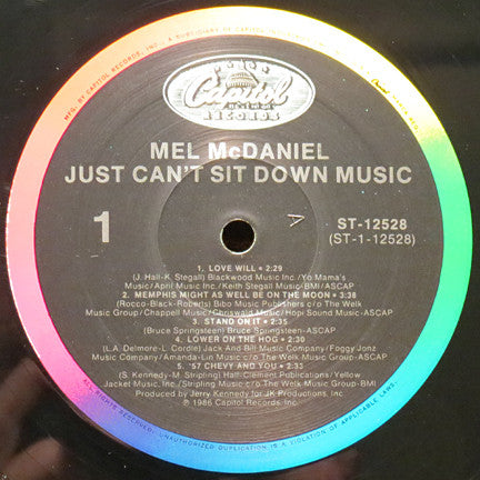 Just Can't Sit Down Music - secondary