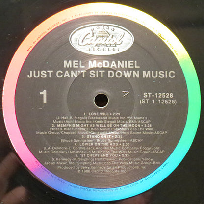 Just Can't Sit Down Music - secondary