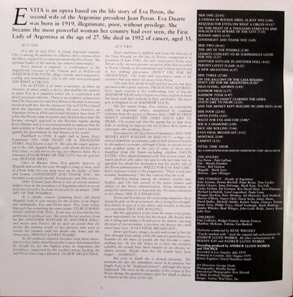 Andrew Lloyd Webber, Tim Rice - Evita: Premiere American Recording
