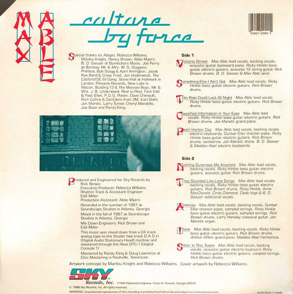 Max Able - Culture By Force