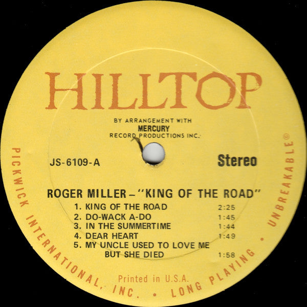 King Of The Road - secondary