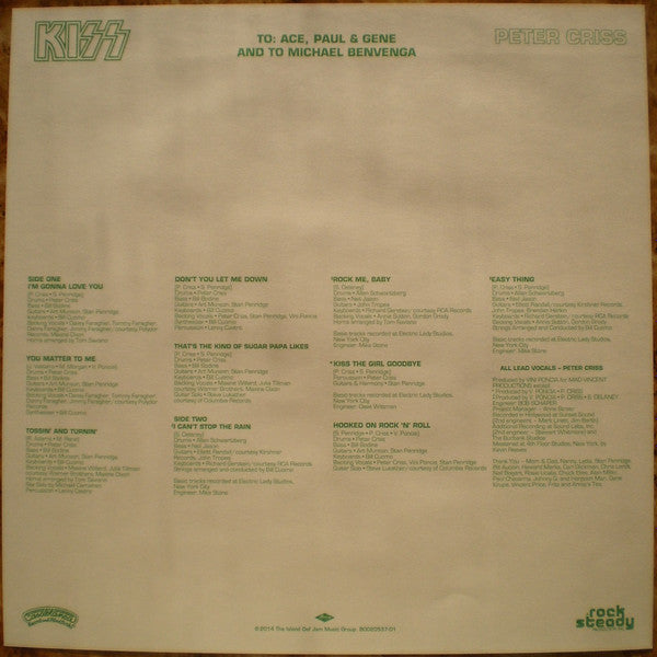 Peter Criss - secondary