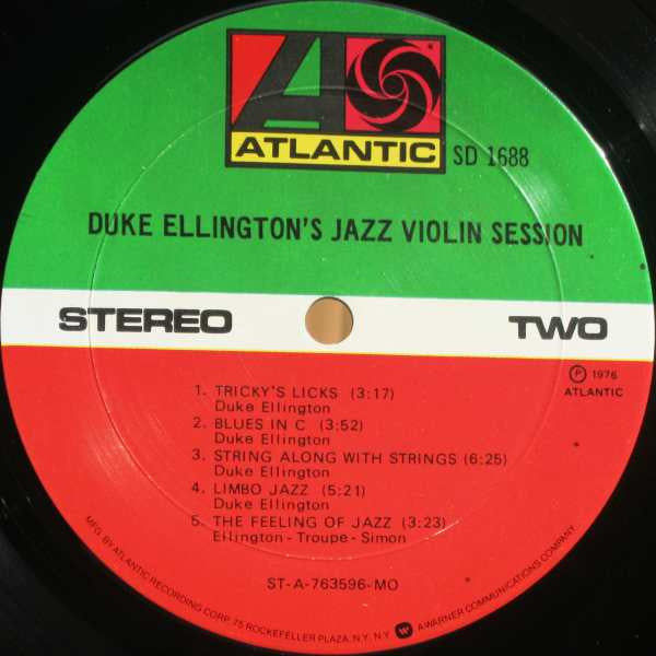 Duke Ellington's Jazz Violin Session - secondary