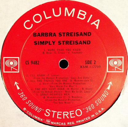Barbra Streisand - Simply Streisand