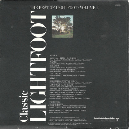 Classic Lightfoot (The Best Of Lightfoot / Volume 2) - secondary