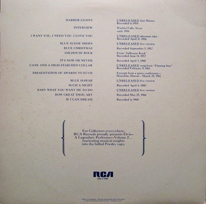 A Legendary Performer - Volume 2 - secondary