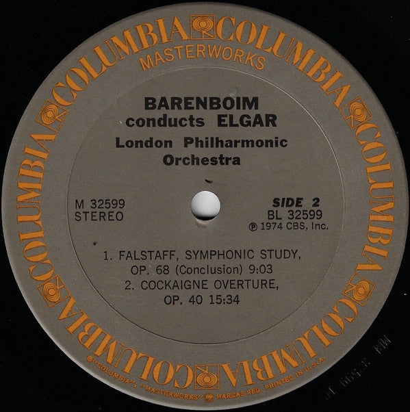 Daniel Barenboim, Sir Edward Elgar, London Philharmonic Orchestra - Falstaff (Symphonic Study, Op. 68) / Cockaigne Overture, Op. 40