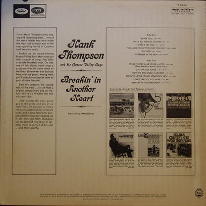 Hank Thompson And His Brazos Valley Boys - Breakin' In Another Heart