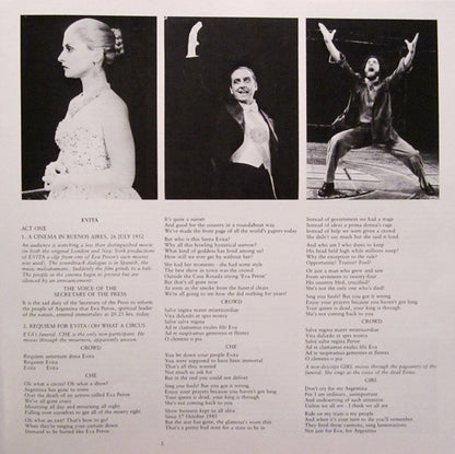 Andrew Lloyd Webber, Tim Rice - Evita: Premiere American Recording