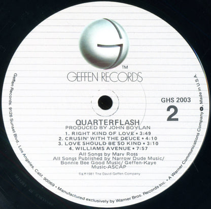 Quarterflash - secondary