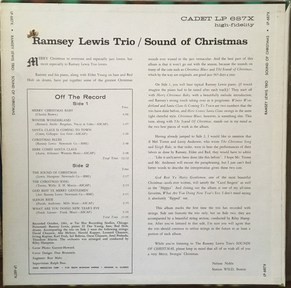 The Ramsey Lewis Trio - Sound Of Christmas