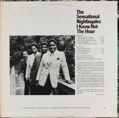 You Know Not The Hour - secondary