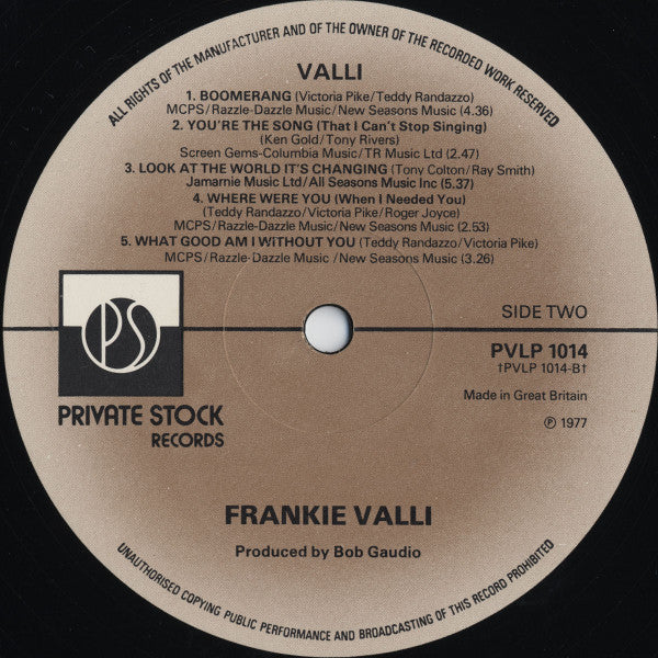 Frankie Valli - Valli