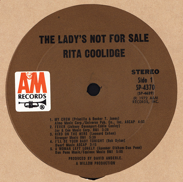 The Lady's Not For Sale - secondary