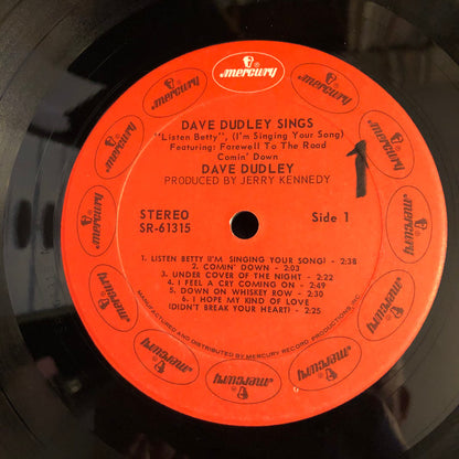 Dave Dudley Sings "Listen Betty, I'm Singing Your Song" - secondary